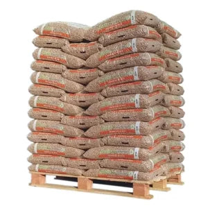Molino de pellets de madera para energía de la madera (ENplus A1) - Palet de 65 sacos (975 kg)