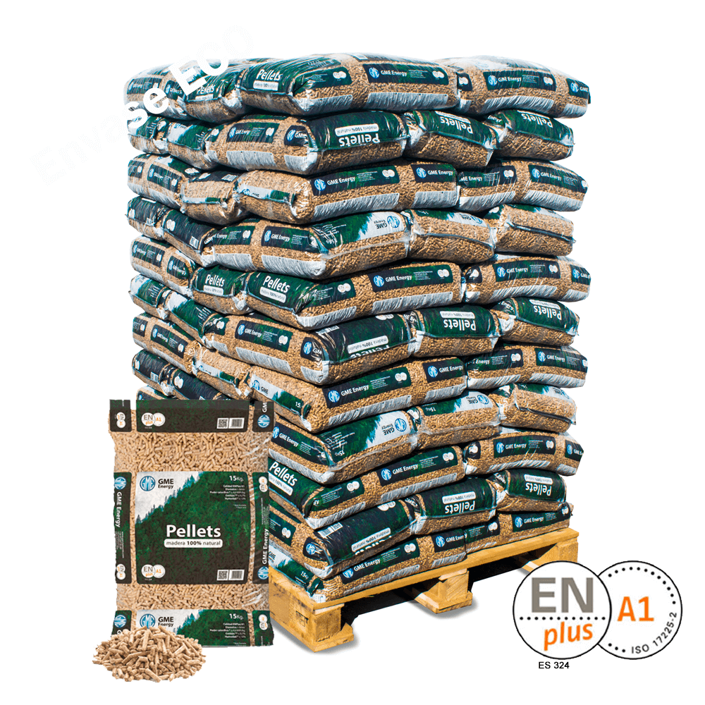 GME Woodpellet - Palet 77 sacos de 15kg